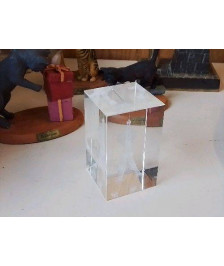 CUBE VERRE LASER 