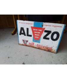 PLAQUE PUBLICITAIRE ALZO