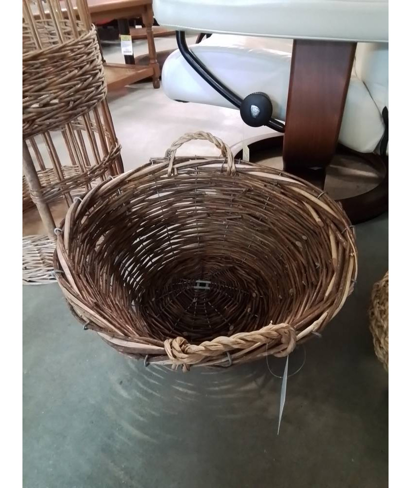 CORBEILLE RONDE VANNERIE 
