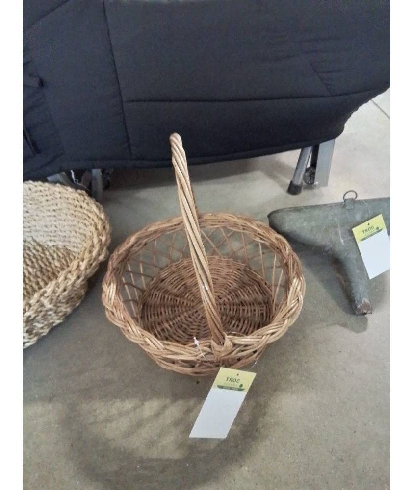 PANIER ROND VANNERIE 1 ANSE