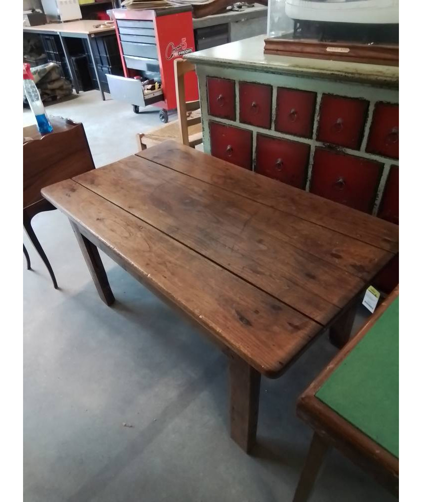 TABLE BASSE RECTANGULAIRE BOIS DÉBUT XXE