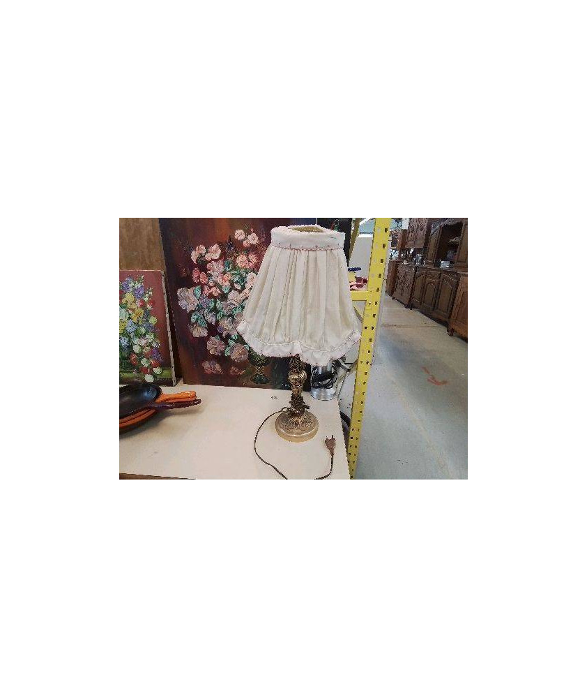 LAMPE EN LAITON 