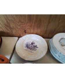 ASSIETTE À DESSERT THEME MILITAIRE 