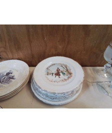 ASSIETTE À DESSERT THEME MOIS DE L’ANNÉE 