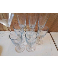 LOT DE 5 VERRES 