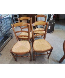 CHAISE PAILLÉE STYLE LOUIS PHILIPPE 