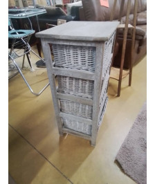 ETAGERE A PANIER OSIER H75