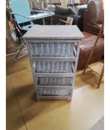 ETAGERE A PANIER OSIER H75