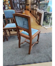 LOT DE 6 CHAISES CAPITONNÉ 