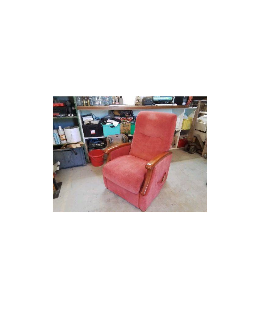 FAUTEUIL RELAX MICROFIBRE ROUGE