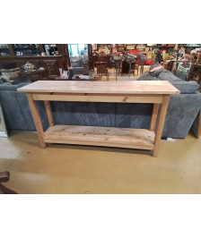 DESSERTE EN PIN MASSIF 