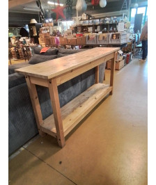 DESSERTE EN PIN MASSIF 