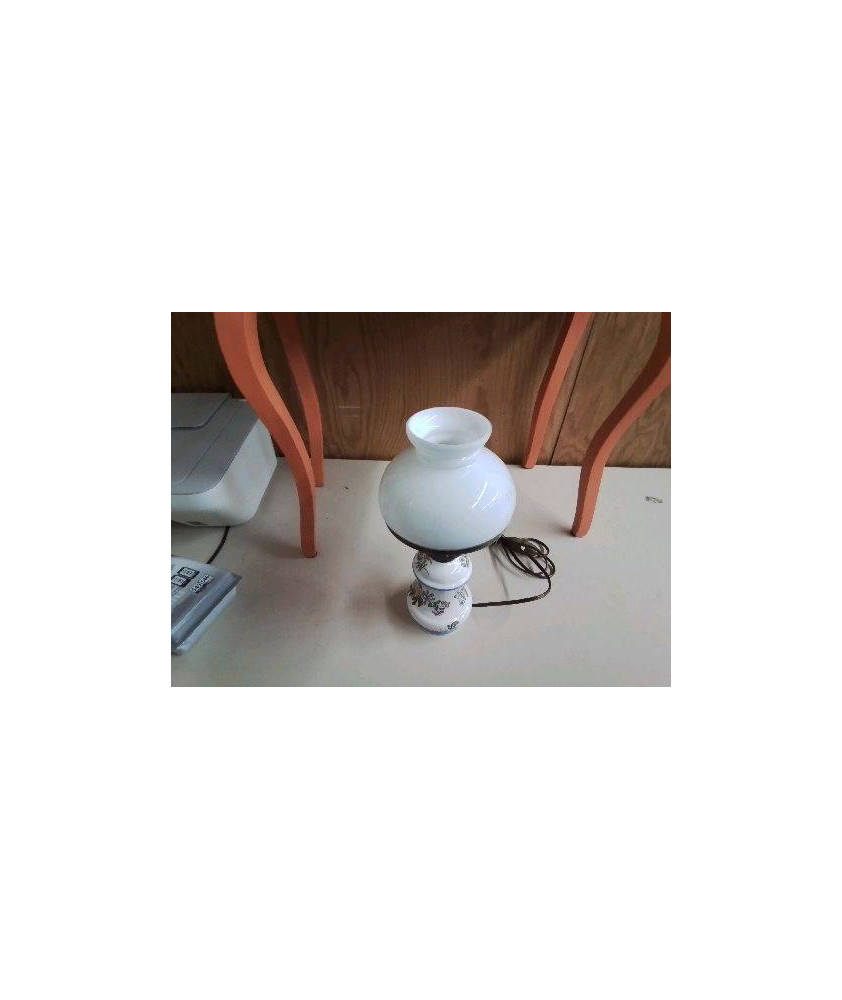 LAMPE MOTIF FLORAL 