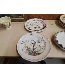 ASSIETTE/PLAT EN FAIENCE MOUSTIER 