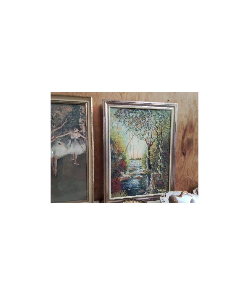 TABLEAU PEINTURE RIVIÈRE 