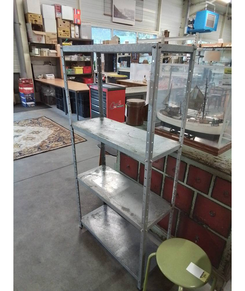 ÉTAGÈRE MÉTALLIQUE 4 TABLETTES 