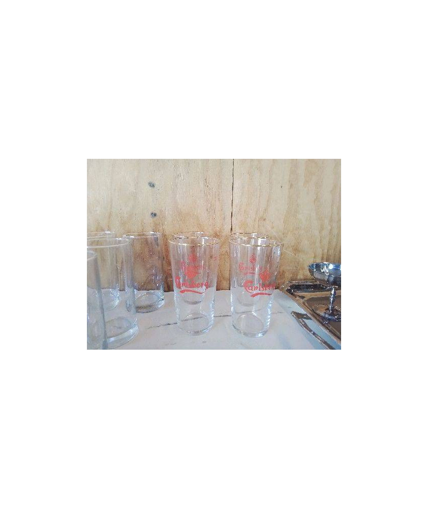 LOT DE 4 VERRES CAPLSBERG 