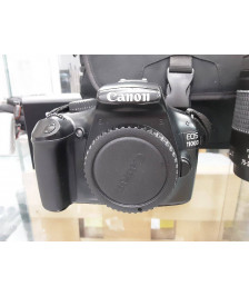 APPAREIL PHOTO REFLEX CANON EOS 1100D 12.1MPX AVEC OBJ. 18-55+75X300MM ET HOUSSE