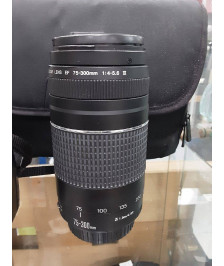 APPAREIL PHOTO REFLEX CANON EOS 1100D 12.1MPX AVEC OBJ. 18-55+75X300MM ET HOUSSE