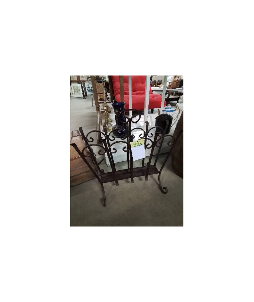 PORTE REVUES FER FORGÉ CINTRÉ ANNÉES 50