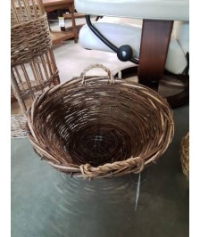 CORBEILLE RONDE VANNERIE 