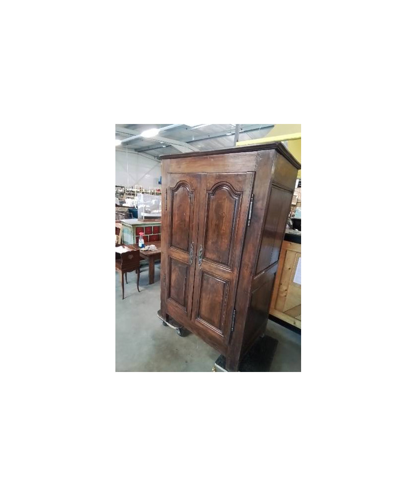 ARMOIRE 3 QUART PENDERIE MOULURÉE REGENCE PORTES  