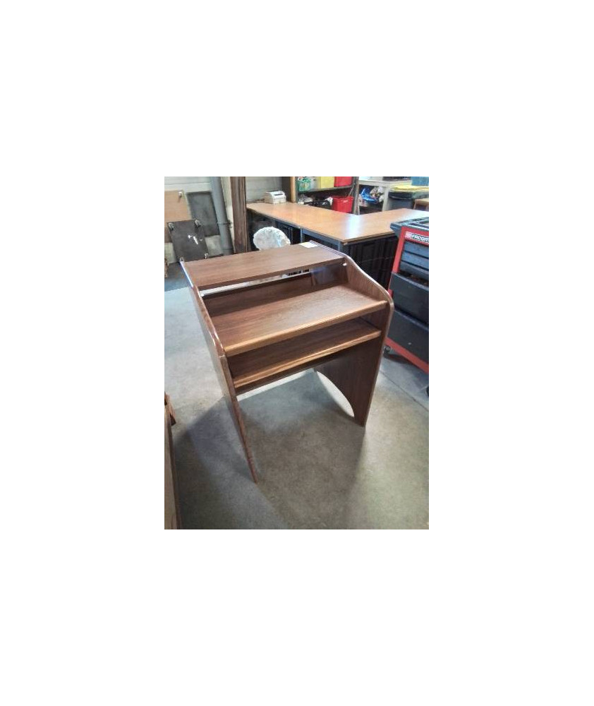 BUREAU INFORMATIQUE BOIS 1 TABLETTE 
