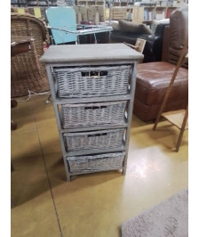 ETAGERE A PANIER OSIER H75