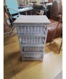 ETAGERE A PANIER OSIER H75