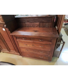 COMMODE CHENE 4 TIROIRS 