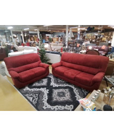 SALON 3/2 MICROFIBRE ROUGE 