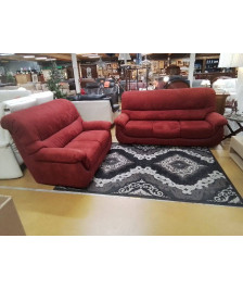 SALON 3/2 MICROFIBRE ROUGE 