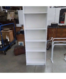 BIBLIOTHÈQUE LAMINÉE BLANCHE 