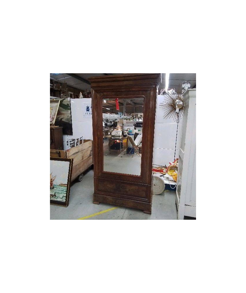 ARMOIRE 1P MIROIR NAPOLEON III