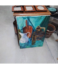 HUILE SUR TOILE BOUTEILLE 