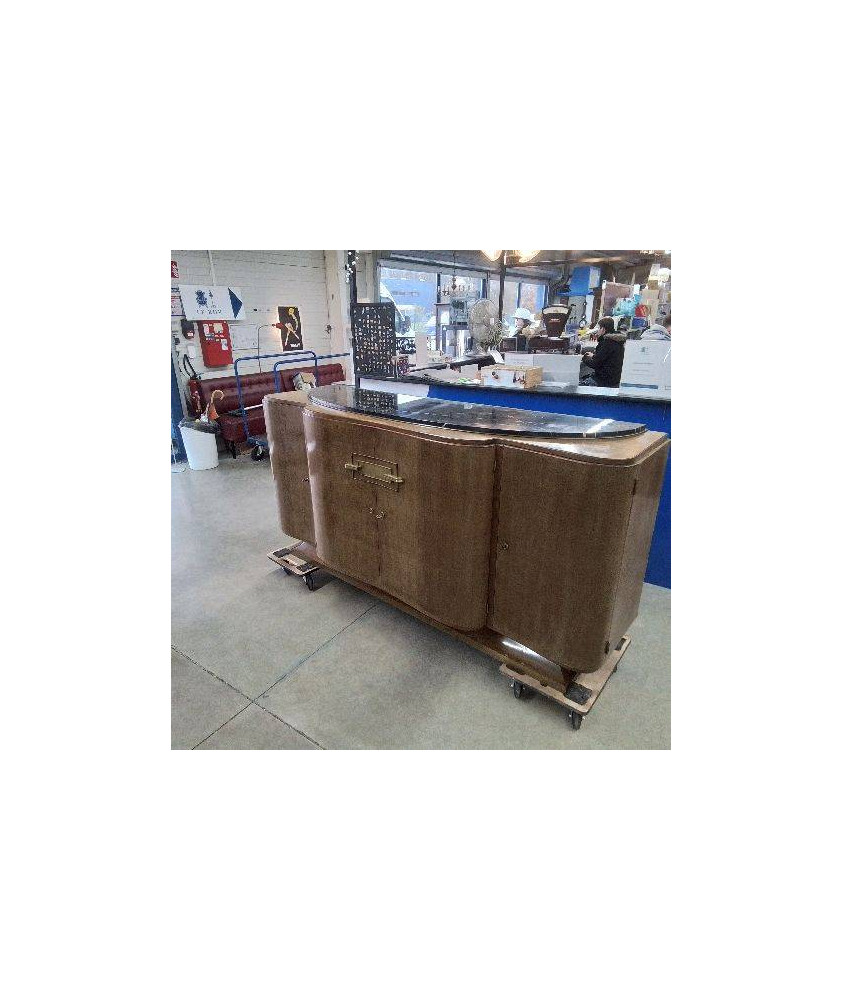 BUFFET ENFILLADE MARBRE NOIR 1940