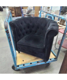 FAUTEUIL ACAPITON NOIR 