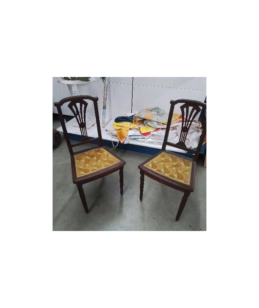 PAIRE DE CHAISES