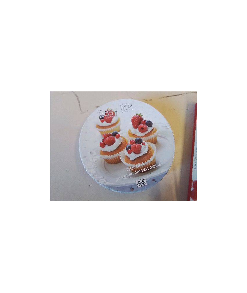 SET DE 4 ASSIETTES A DESSERT