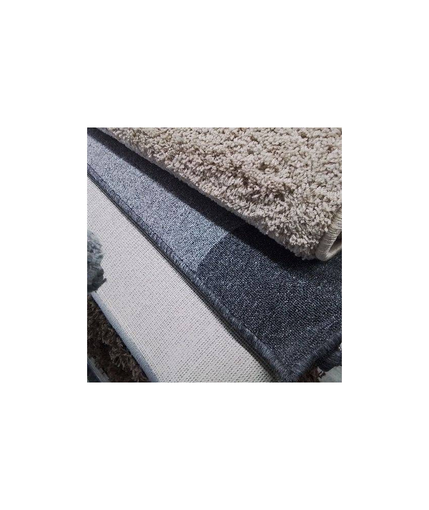 TAPIS GRIS BI TON POILS RAS 