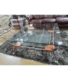 TABLE DE SALON VERRE