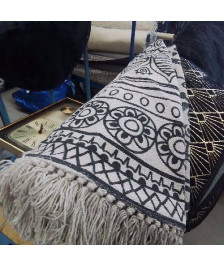 TAPIS ROND STYLE ETHNIQUE