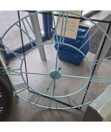 HORLOGE XXL BLEU .ETAL