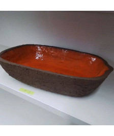 PLAT TERRE CUITE ORANGE