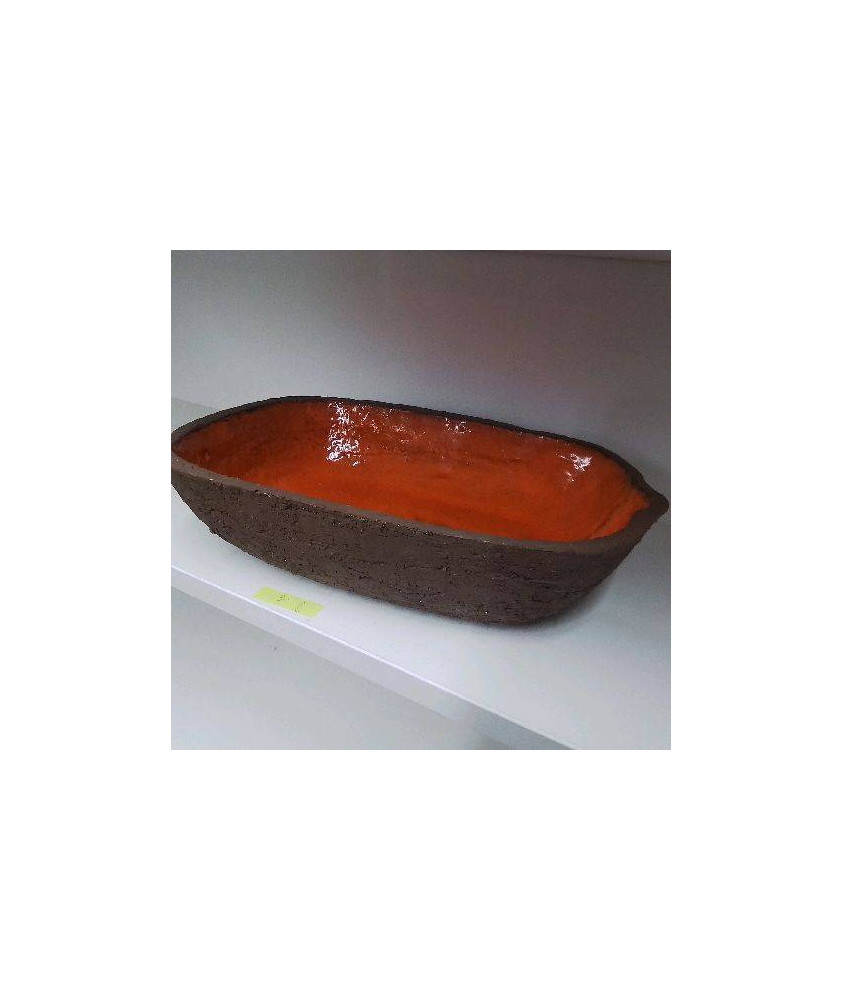 PLAT TERRE CUITE ORANGE