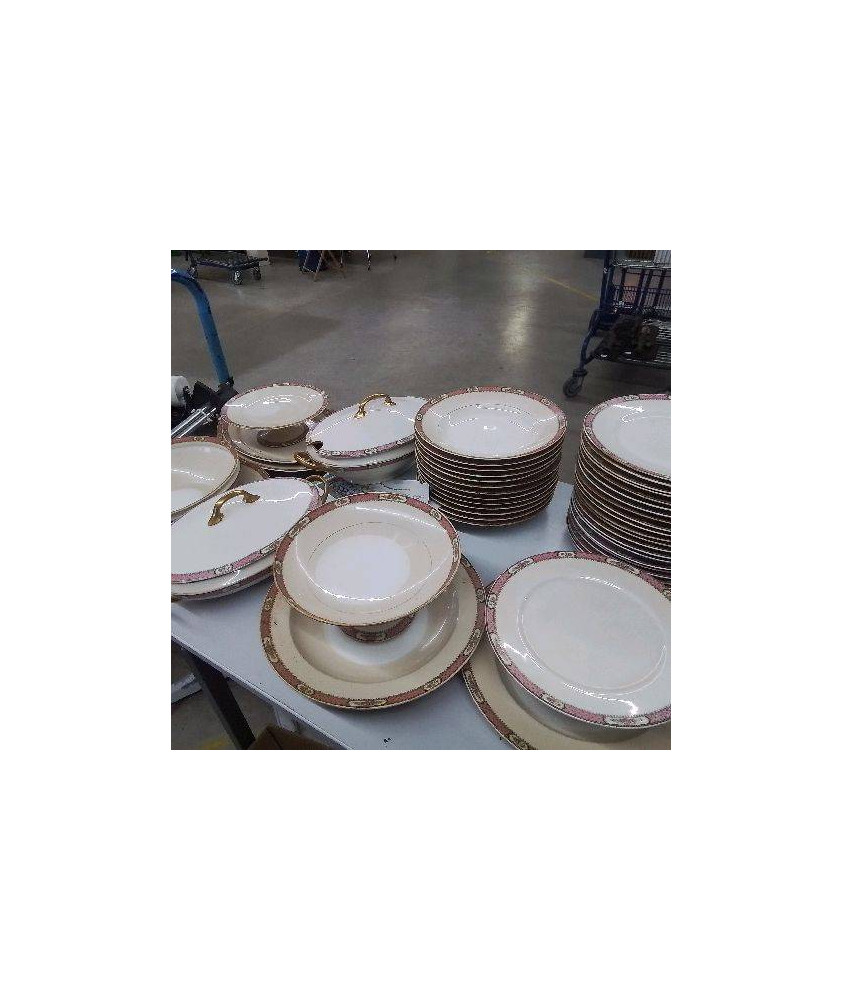 SERVICE VAISSELLE 74 PIECES LIMOGES 