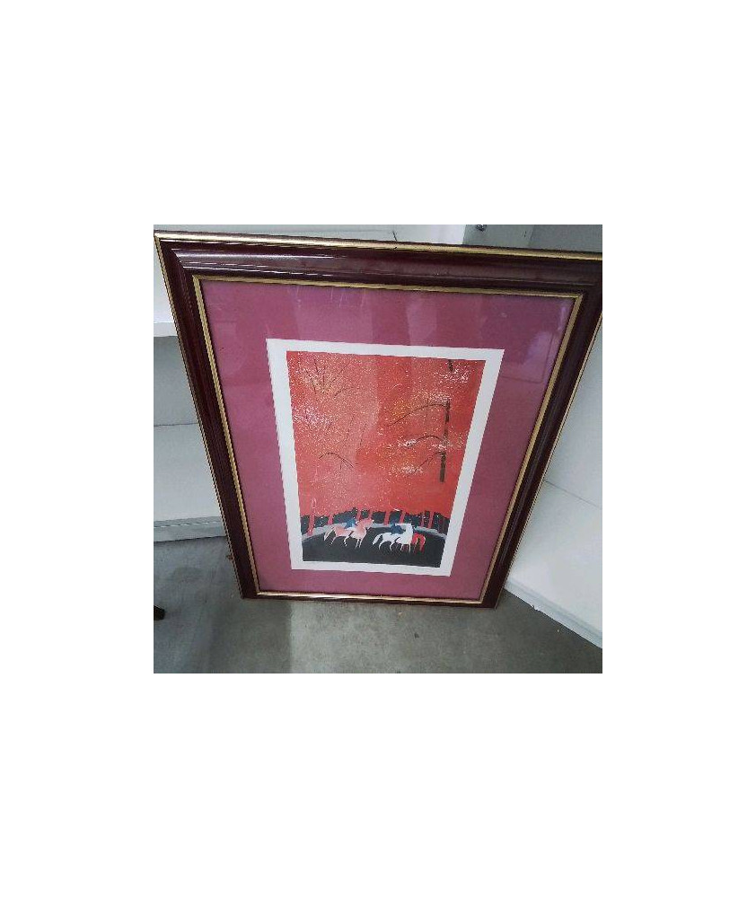 LITHOGRAPHIE SIGNÉE 