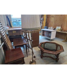 LAMPADAIRE PIED EN LAITON 