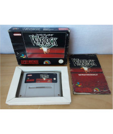 JEU SUPER NINTENDO WARLOCK COMPLET 