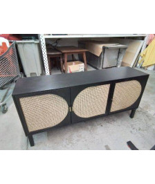 BUFFET MANGUIER NOIRE PORTES CANNÉE REF BGHS164052-MM